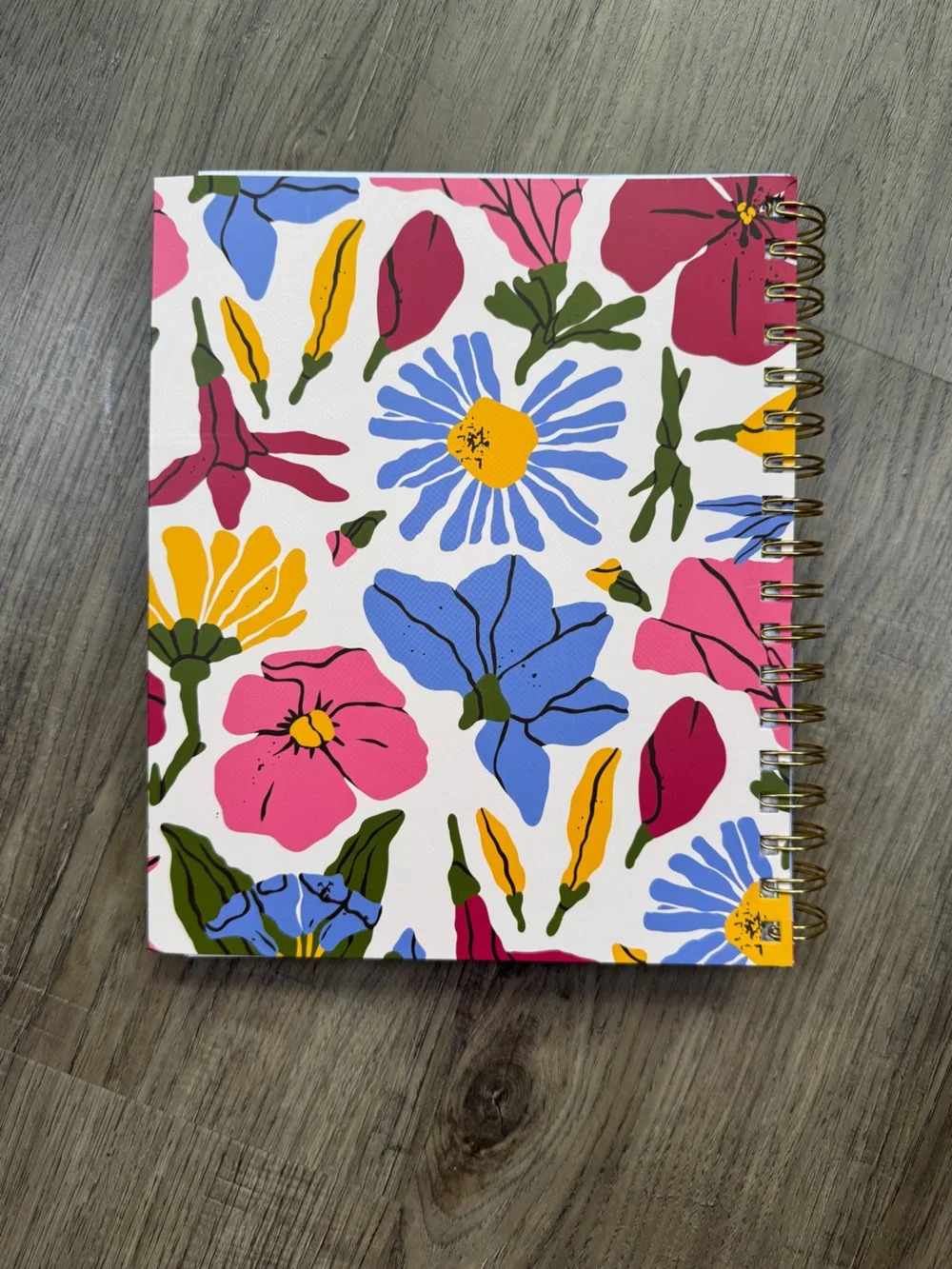 Think Ink 17 Month Planner Floral Cover Aug 2025-Dec 2026
